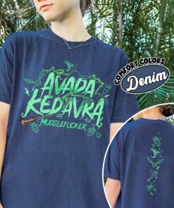 comfort colors hp fans shirt magic wand avada kedavra wizard birthday gift ks9rz