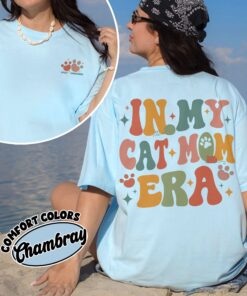 comfort colors in my cat mom era shirt custom cat name cat lover crazy cat lady gift yikap