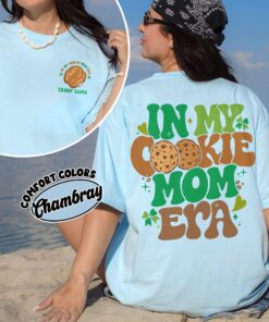 comfort colors in my cookie mom era shirt camping girl cookie dealer camping gift for girls ehawu