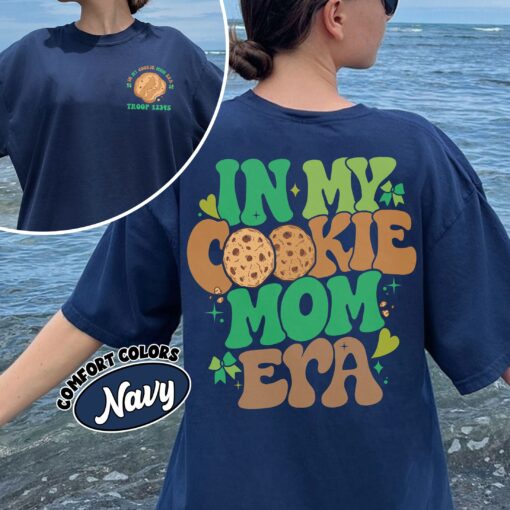 comfort colors in my cookie mom era shirt camping girl cookie dealer camping gift for girls wolq4