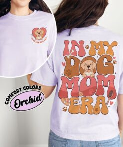 comfort colors in my dog mom era shirt custom dog picture personalized pet mama gift 1bk5v