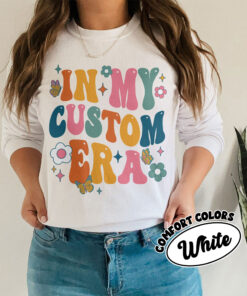 comfort colors in my era custom shirt personalized concert outfit retro aesthetic women tee hzpys