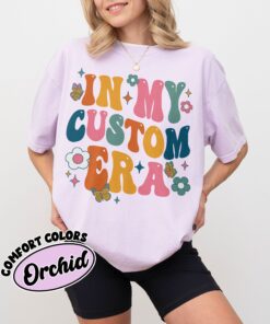 comfort colors in my era custom shirt personalized concert outfit retro aesthetic women tee mklfq