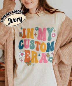 comfort colors in my era custom shirt personalized concert outfit retro aesthetic women tee oqldm