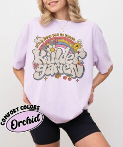 comfort colors kindergarten teacher shirt its a good day to teach back to school rainbow ypf9u