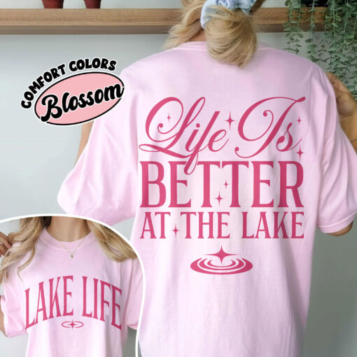 comfort colors lake life shirt life is better at the lake summer camping boat fishing vacation lkrb6