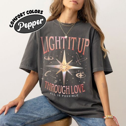 comfort colors light it up bryce quinlan shirt lunathion crescent city through love all is possible booktok merch