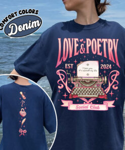 comfort colors love and poetry social club shirt poets department fan ts inspired album gift qezyt