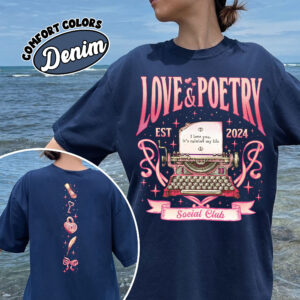 comfort colors love and poetry social club shirt poets department fan ts inspired album gift qezyt