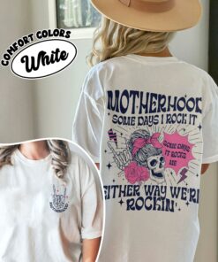 comfort colors motherhood rocks shirt sometimes i rock it rocker mom mothers day gift j2n0k