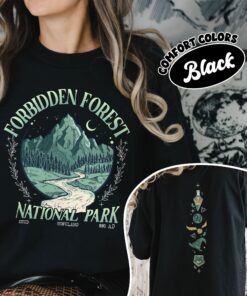 comfort colors national park wizard shirt forbidden forest hp inspired wizarding world gift disi4