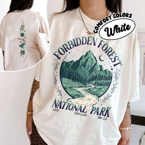 comfort colors national park wizard shirt forbidden forest hp inspired wizarding world gift k4vw4