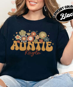 comfort colors personalized auntie shirt custom aunt from niece pregnancy reveal gift gt0il