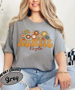 comfort colors personalized auntie shirt custom aunt from niece pregnancy reveal gift wz2pj