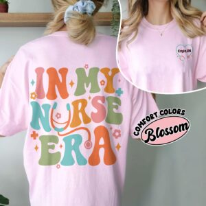 comfort colors personalized in my nurse era shirt custom rn nurse nursing graduation gift xgbwf