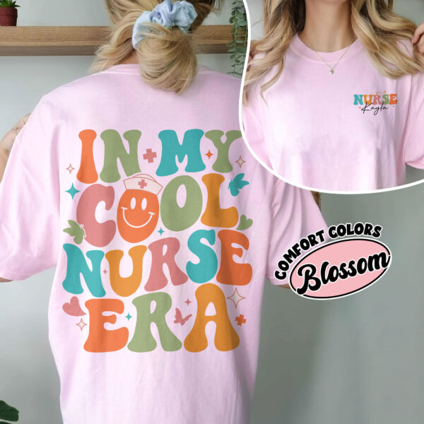 comfort colors personalized nurse shirt in my cool nurse era nursing graduation and appreciation gift z7v7q