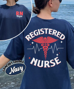 comfort colors personalized rn nurse shirt custom nursing student registered nurse graduation gift pwgjg