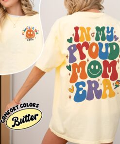 comfort colors proud mom shirt pride parade in my proud mom era lgbt pride month gift h5bga