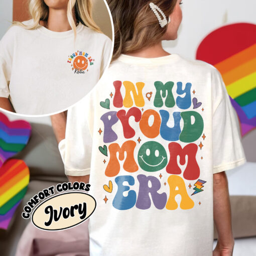 comfort colors proud mom shirt pride parade in my proud mom era lgbt pride month gift ruhwg