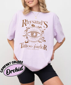 comfort colors rhysands tattoo parlor shirt acotar velaris feyre and rhysand bookish fan gift diio7