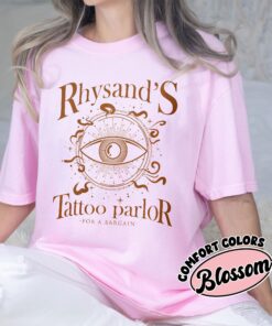 comfort colors rhysands tattoo parlor shirt acotar velaris feyre and rhysand bookish fan gift i69bm