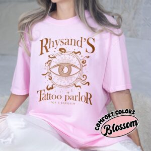 comfort colors rhysands tattoo parlor shirt acotar velaris feyre and rhysand bookish fan gift i69bm