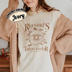 comfort colors rhysands tattoo parlor shirt acotar velaris feyre and rhysand bookish fan gift pub9d