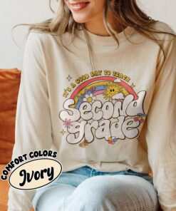 comfort colors second grade teacher shirt its a good day to teach back to school rainbow oc5zp