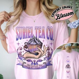 comfort colors suriel tea co shirt a court of thorns and roses bookish booktok acotar merch bzlbd