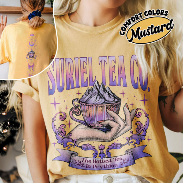 comfort colors suriel tea co shirt a court of thorns and roses bookish booktok acotar merch lhhqp