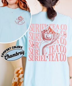 comfort colors suriel tea co shirt sjm bookish inspired hottest tea in prythian book lover gift 2zylq