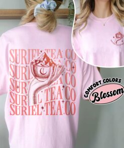 comfort colors suriel tea co shirt sjm bookish inspired hottest tea in prythian book lover gift vwhaz