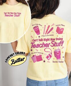 comfort colors teacher life shirt cute school supplies retro teacher gift 9uryi