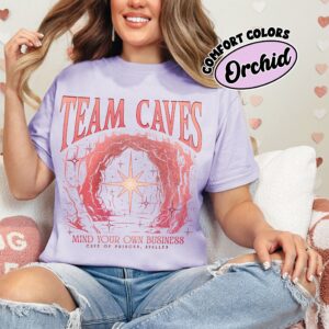 comfort colors team caves crescent city fan shirt house of flame and shadow avallen fae bryce quinlan sjm merch 0xuqj