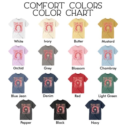 comfort colors team caves crescent city fan shirt house of flame and shadow avallen fae bryce quinlan sjm merch pacqk