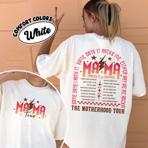 comfort colors the motherhood tour shirt some days i rock it mothers day funny tour gift 2orgc