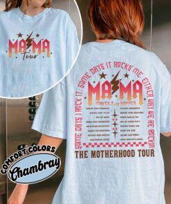 comfort colors the motherhood tour shirt some days i rock it mothers day funny tour gift likmc