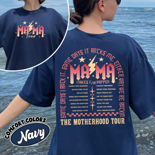 comfort colors the motherhood tour shirt some days i rock it mothers day funny tour gift ouaz2