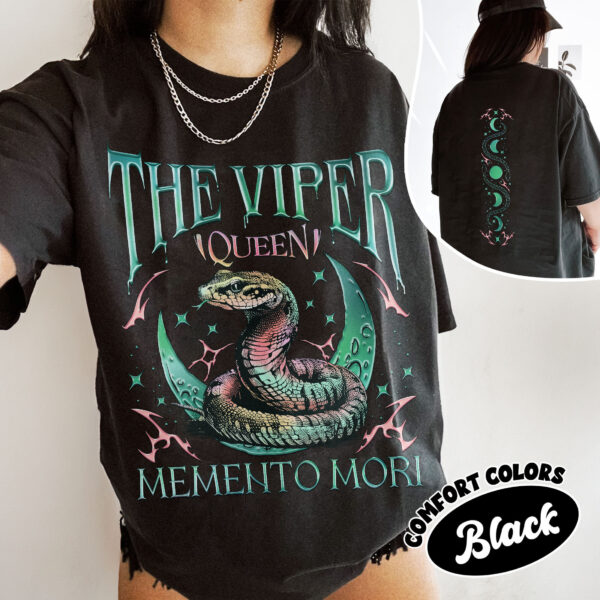 comfort colors the viper queen crescent city shirt bookish fan bryce quinlan memento mori gift nclwm