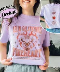 comfort colors throne of glass fan shirt aelin galathynius fireheart kingsflame the thirteen book lover gift q4r3j