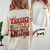 comfort colors violent little thing shirt dark academia bookworm fourth wing xaden riorson bookish gift ws4nm