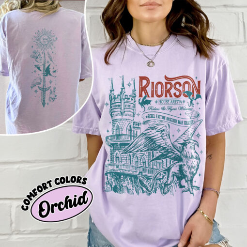 comfort colors xaden riorson shirt iron flame fan fourth wing dragon rider bookish gift