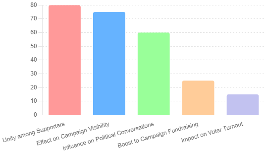 Impact of Political Merchandise on Elections