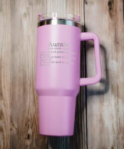 custom 40 oz best auntie tumbler laser engraved gift unique christmas halloween present insulated birthday cup 0bvoe