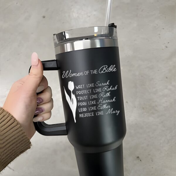 custom 40 oz engraved bible verse tumbler personalized christian gift unique christmas halloween present women of the bible cup 6kkum