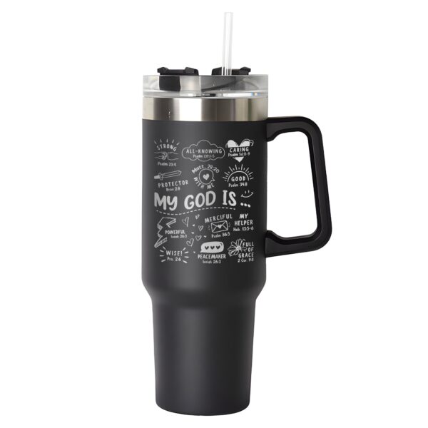 custom 40 oz engraved bible verse tumbler personalized my god is design unique christmas halloween gift christian birthday cup qkp3p