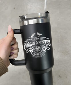 custom 40 oz engraved borgin and burkes tumbler personalized bookish design unique christmas halloween present magic reader cup gr9a9