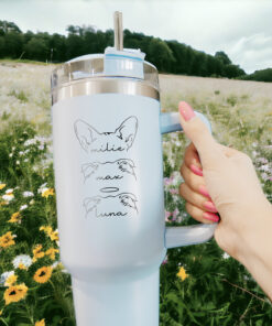 custom 40 oz engraved cat dad tumbler personalized pet ears design unique christmas halloween present fathers day gift s33lo