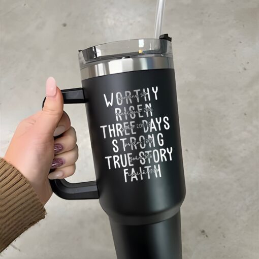 custom 40 oz engraved christian tumbler personalized bible verse design unique christmas halloween gift faith birthday cup 2sjhc