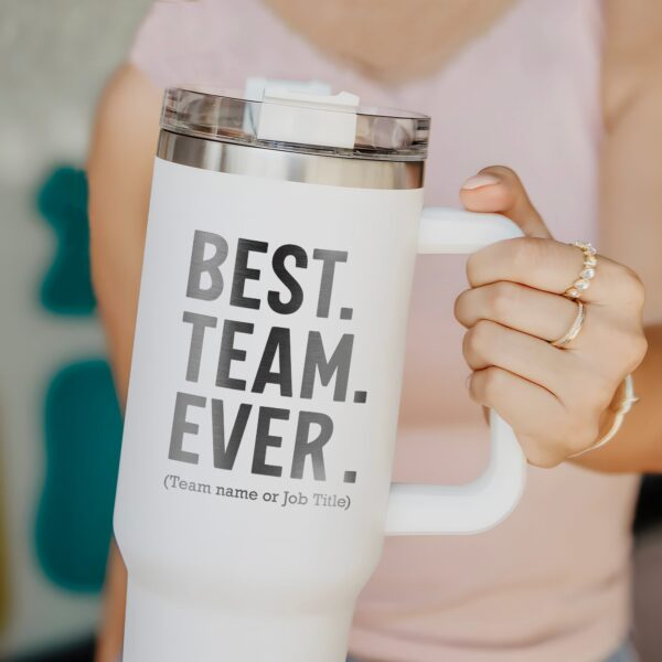 custom 40 oz engraved coworker tumbler personalized best team ever design unique christmas halloween present employee appreciation cup 92vjg